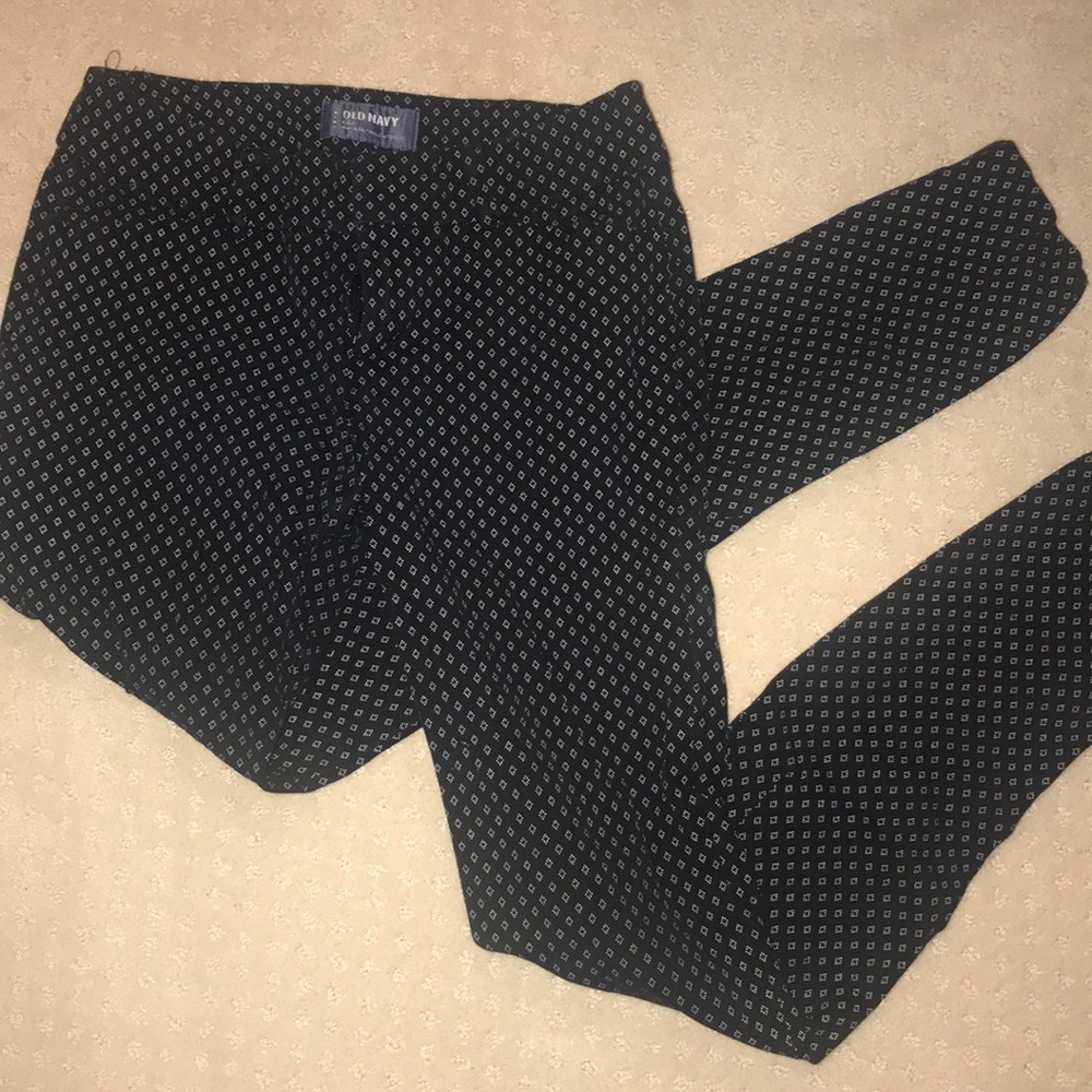 Old Navy patterned professional pants